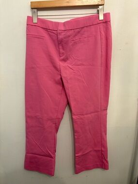 Zara Pink Cropped Ankle Pants